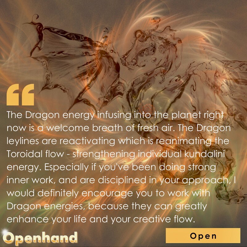 Exploring Dragon Energy Quote by Openhand