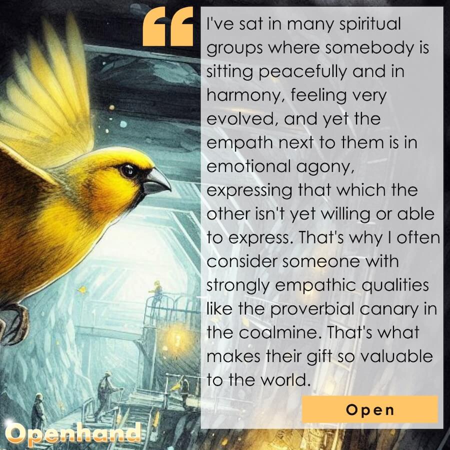 Nature of an empath by Openhand