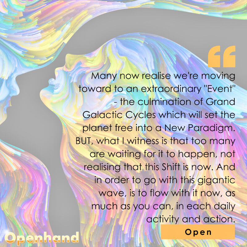 The shift is now with Openhand