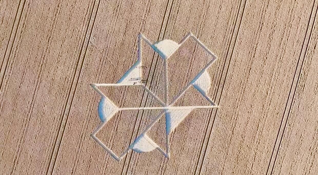 Water Wheel Crop Circle | Openhand