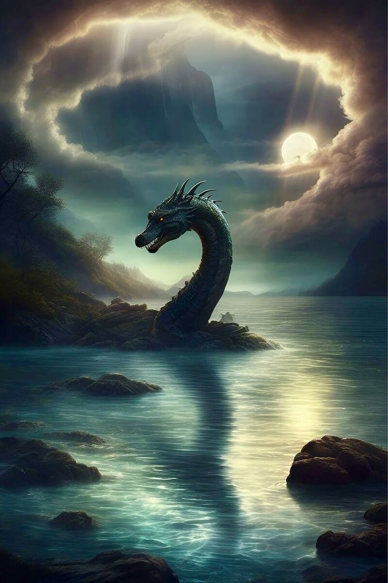 Water Dragon with Openhand