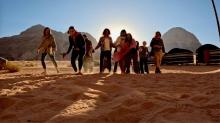 Jordan 25: Group Sand-Walking